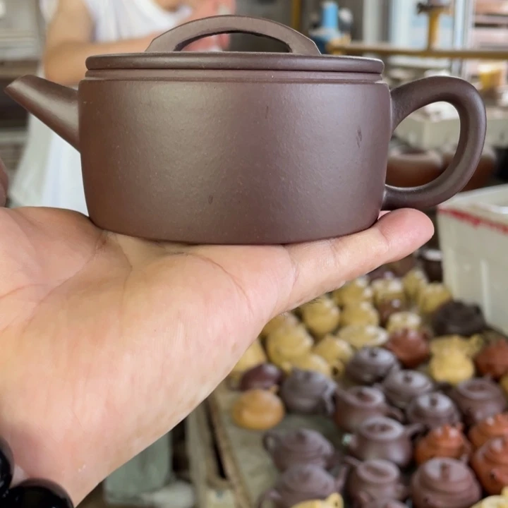 紫砂紫砂汉瓦。老紫泥（微暇