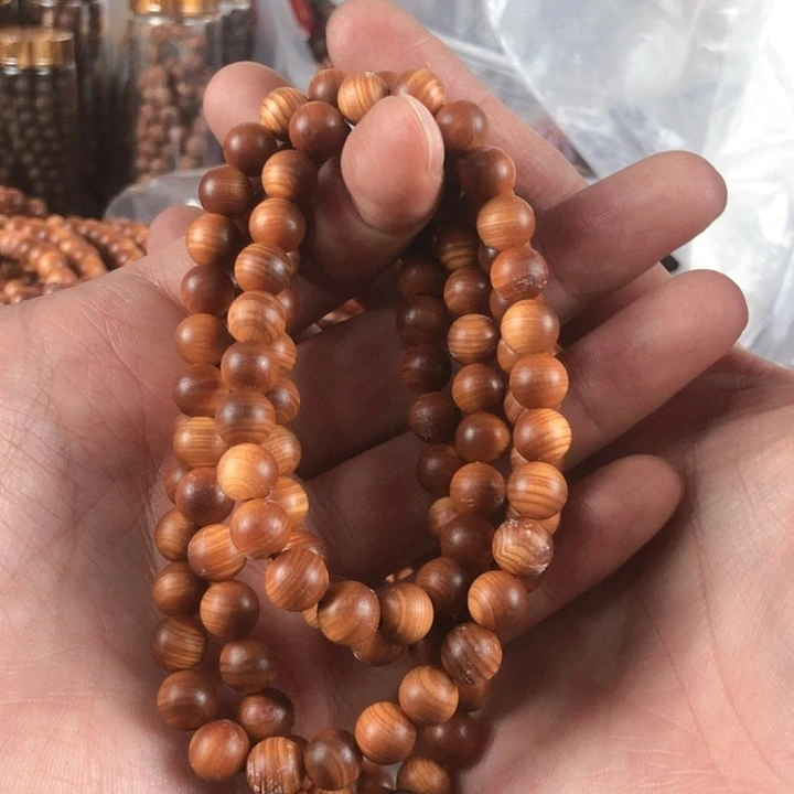 柏木手串/手链08.108玉化精品糖心料