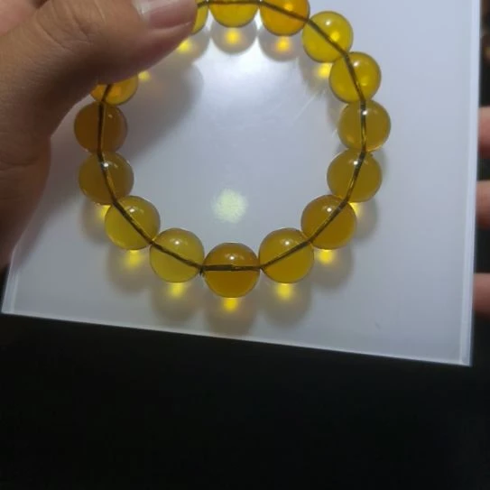 未镶嵌琥珀手串缅甸琥珀蓝珀