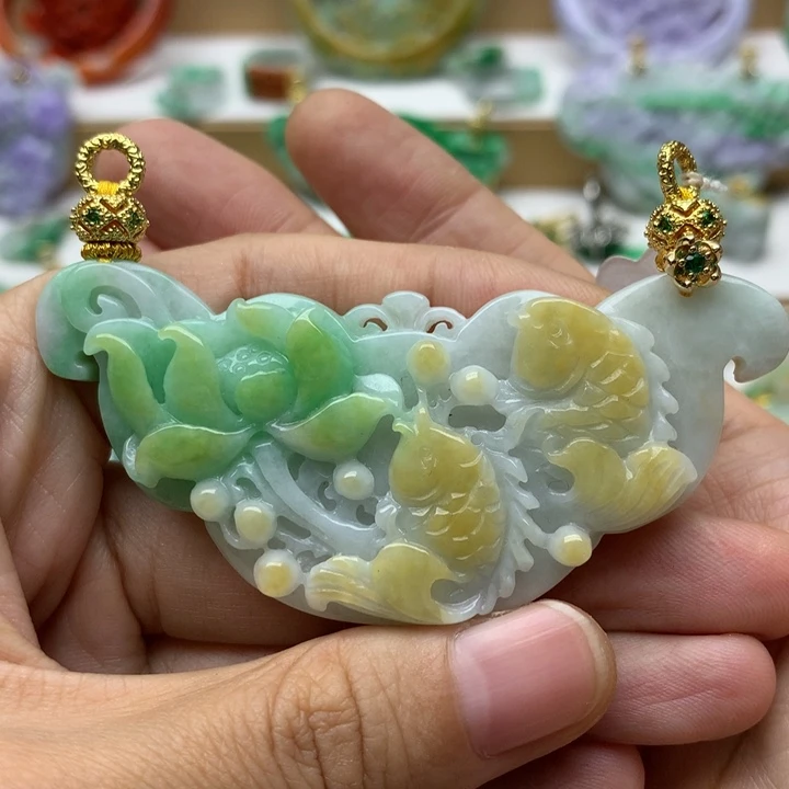 颈饰未镶嵌翡翠翡翠