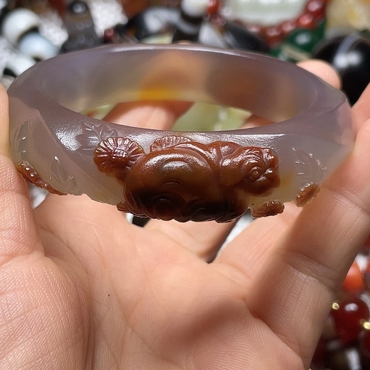 ****来玛瑙/玉髓未镶嵌颈饰