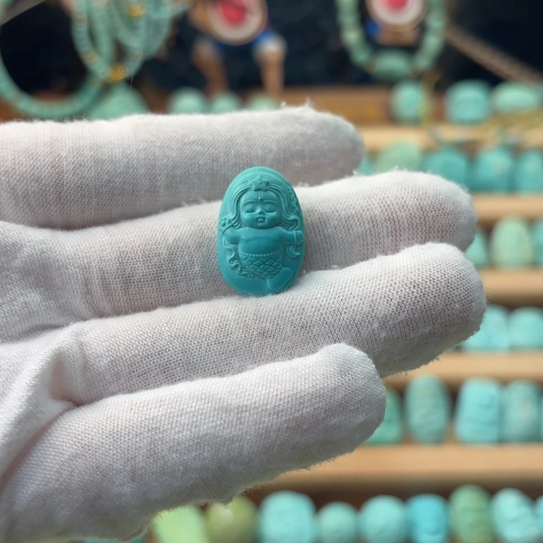 绿松石未镶嵌配饰