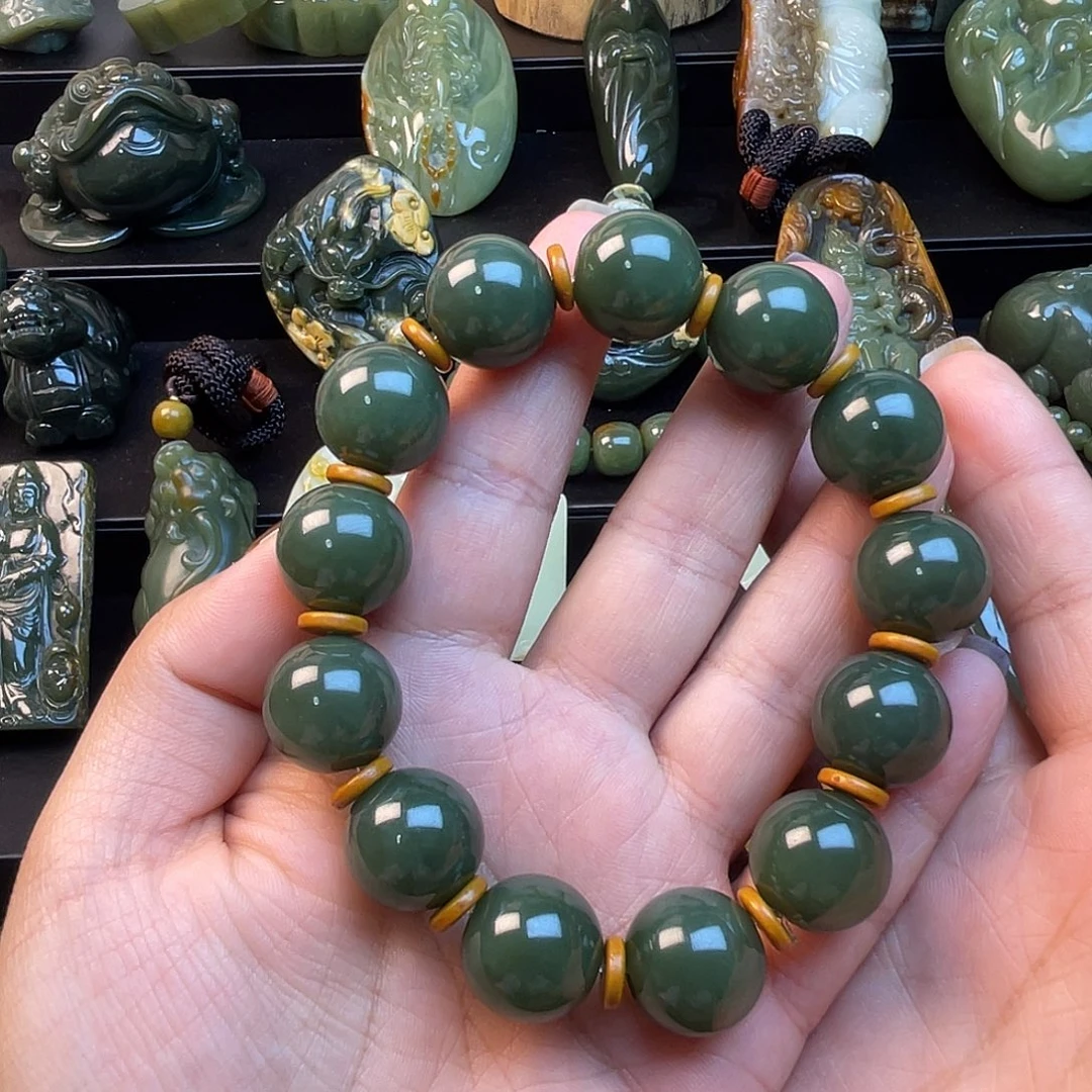 透闪石质玉未镶嵌手链