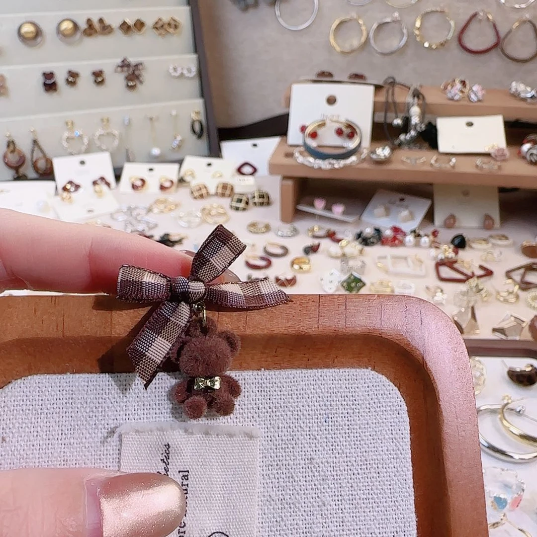 仿珍珠铜合金925银耳钉