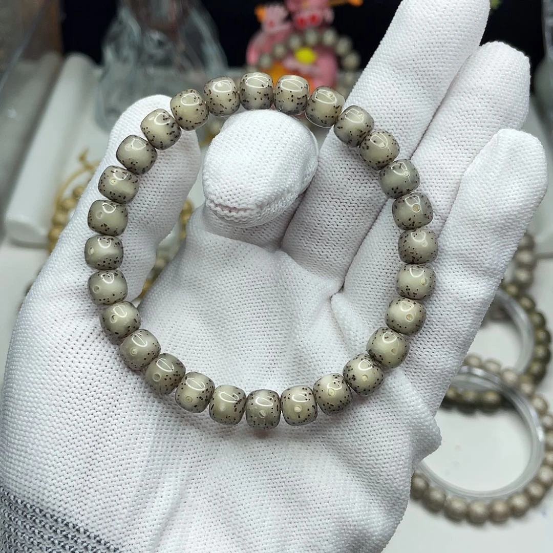 星月菩提手串8mm 全玉化冰糖通体