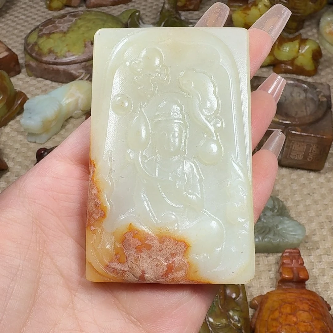 白玉菩提吊坠挂件