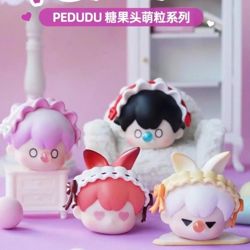 【拆盒】屁嘟嘟二代糖果头系列潮玩盲盒（萌粒大转盘）