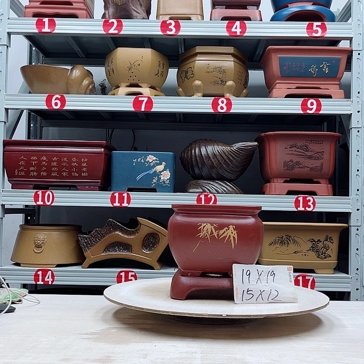 紫砂花盆紫砂花盆