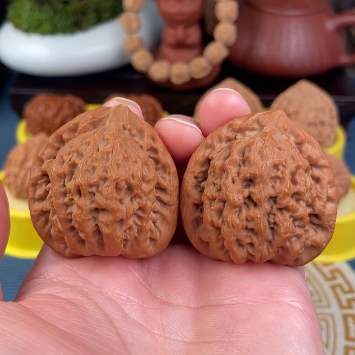 吊坠文玩核桃金公子43