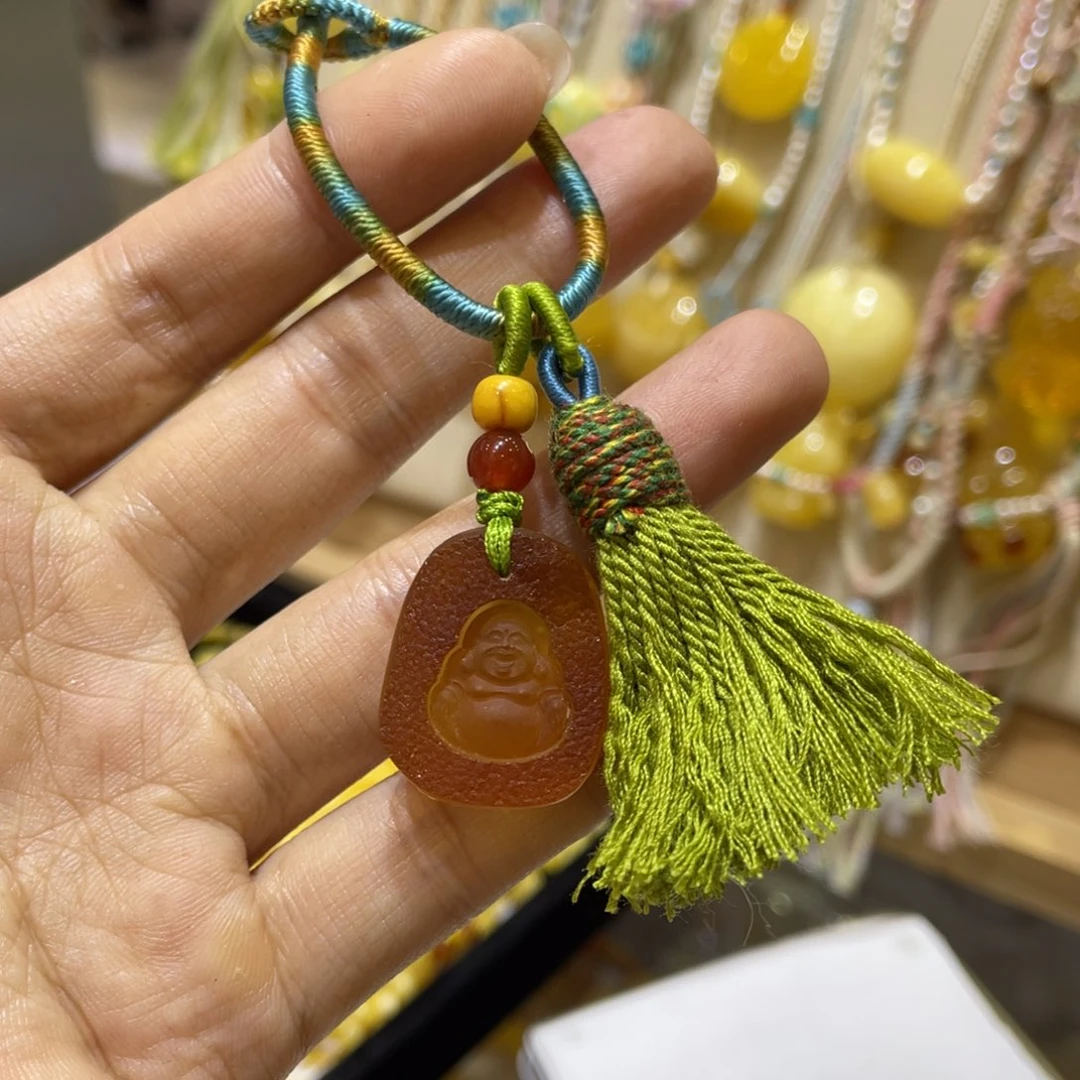 未镶嵌吊坠(赠链)琥珀