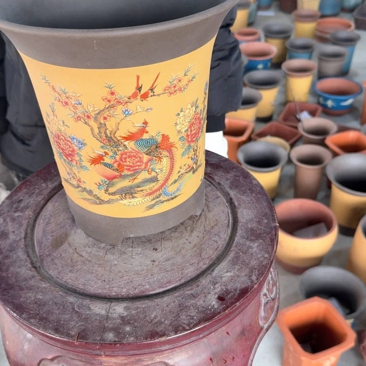 紫砂紫砂花盆23-*25