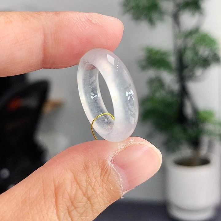 翡翠未镶嵌戒指12号