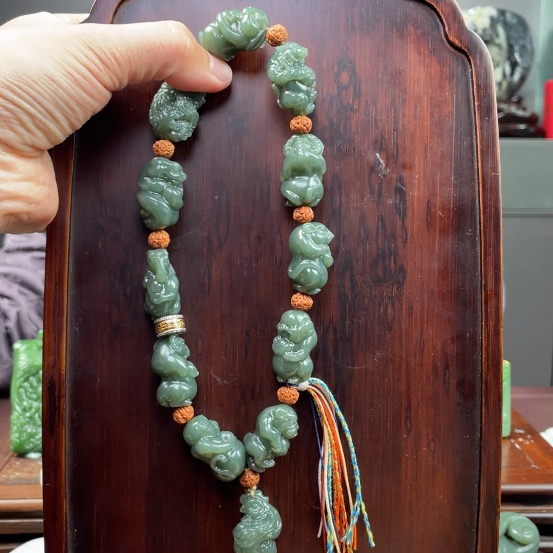 未镶嵌和田玉把件和田玉手串未镶嵌