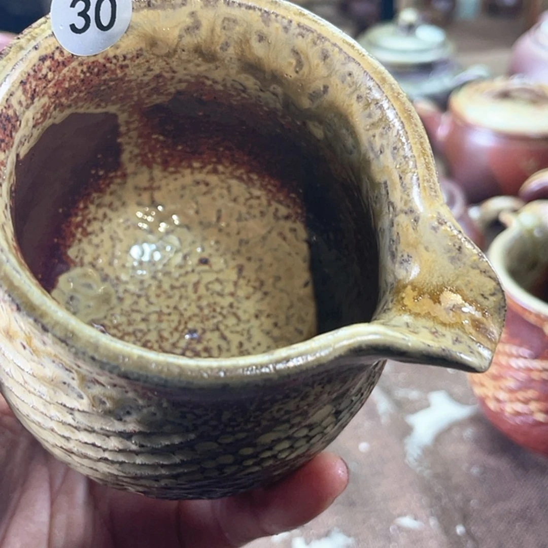 【闪购商品】用****6柴烧公道杯230毫升左右瑕