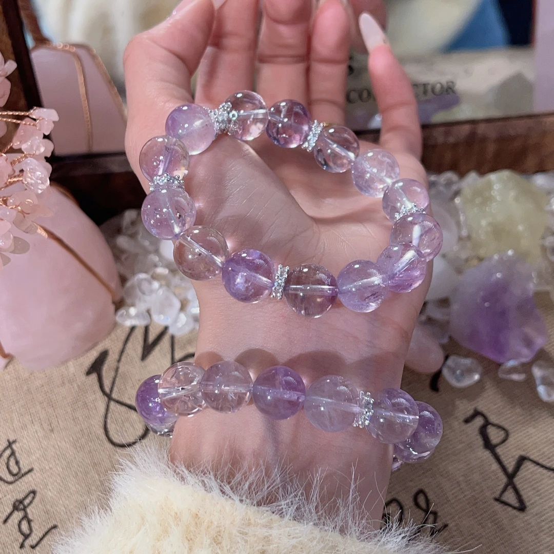 【智慧之门】12m玻利维亚紫水晶手串原创设计天然水晶Y68