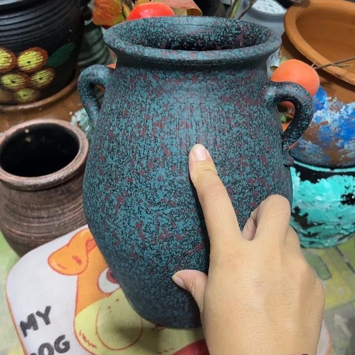 粗陶盆默认打孔高24口14