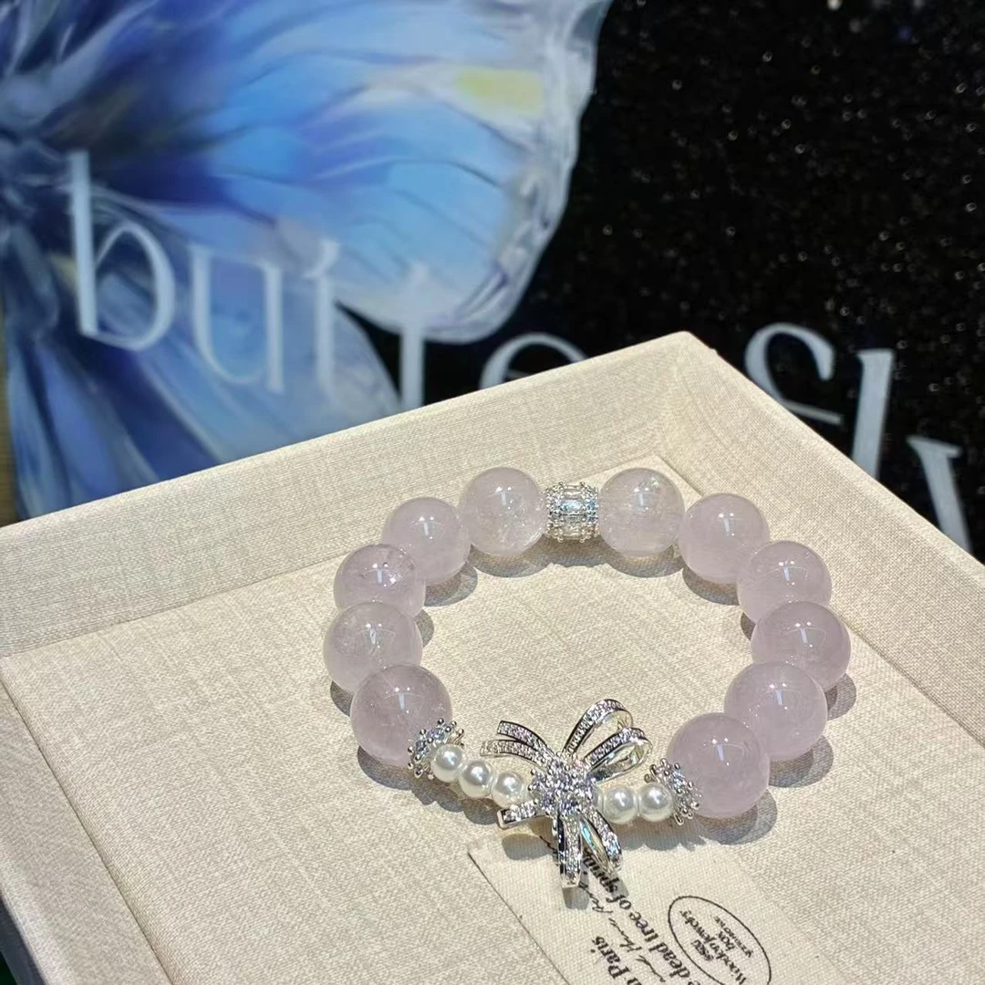 【直播间专属】 薰衣草紫14mm+水晶手串多样性发其-1610