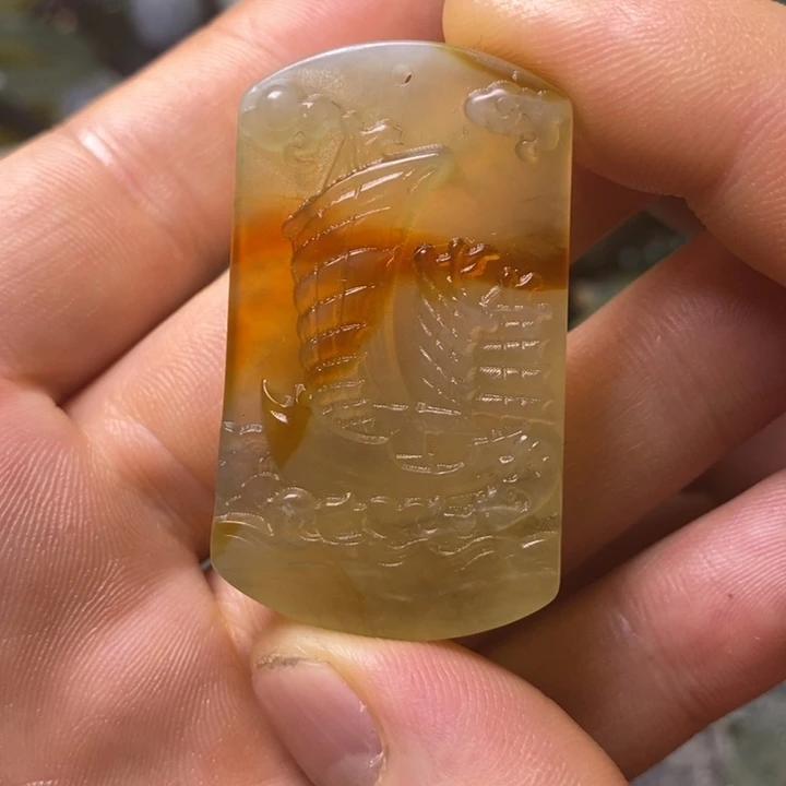 岫玉天然岫玉挂件未镶嵌