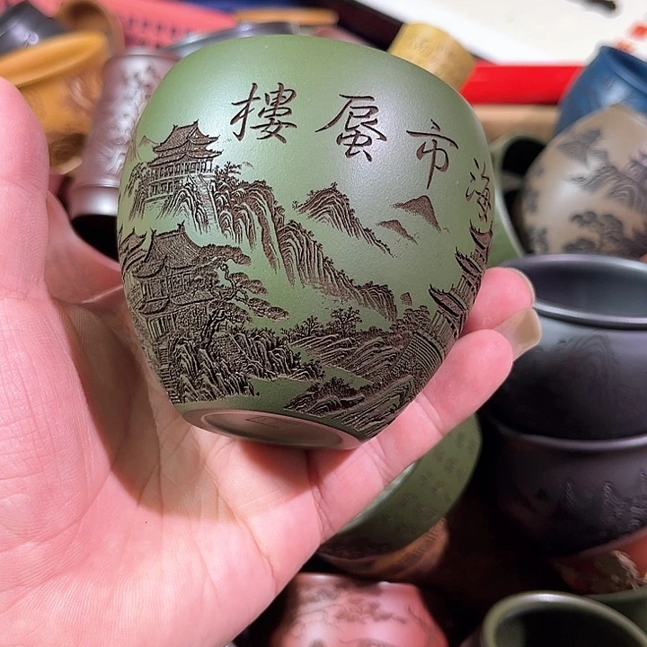 茶杯紫砂全手工紫砂主人杯
