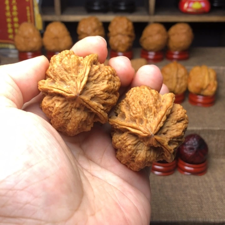 文玩核桃把件34高山流水42