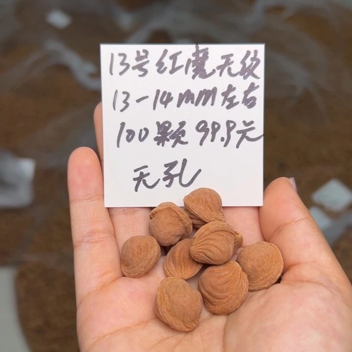 木质类雕刻料13-14 100颗
