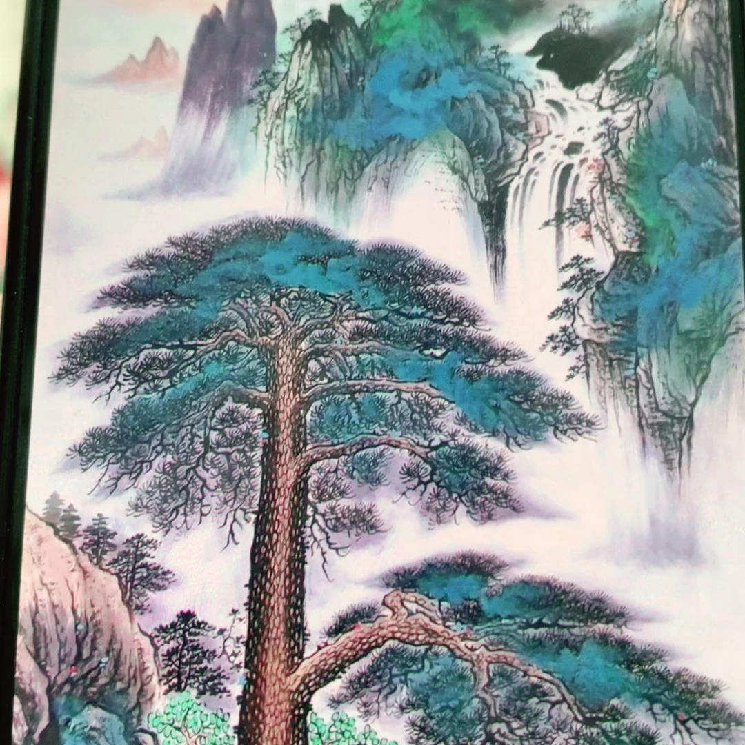 【闪购商品】国画迎客松