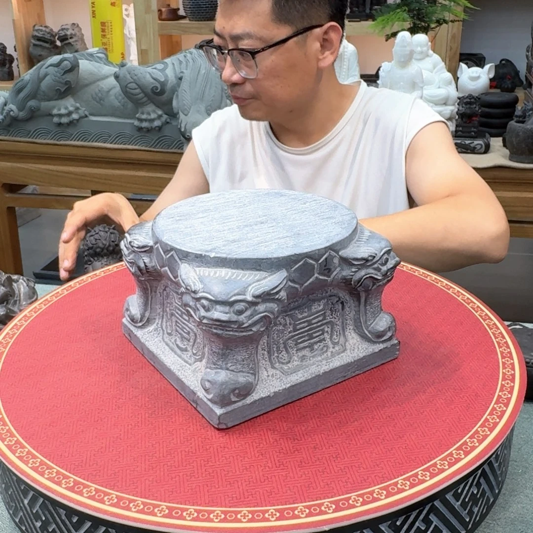 西安石晋錾石雕手工雕刻摆件
