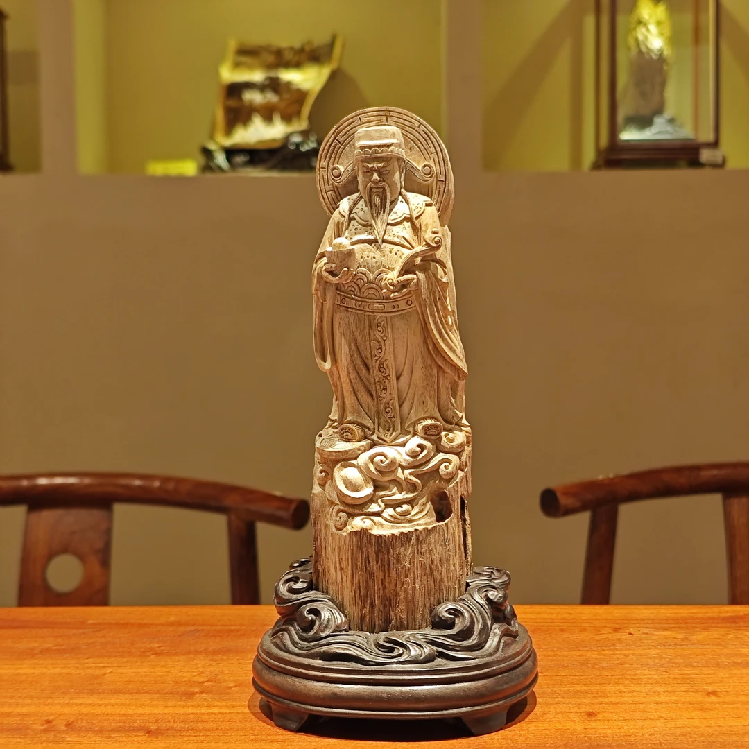 沉香财神-沉香摆件00001677