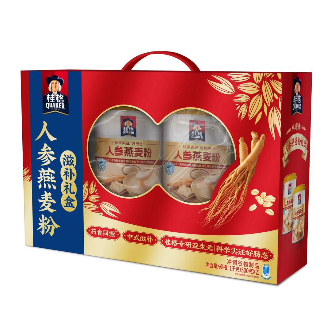 桂格人参粉滋补礼盒1000g