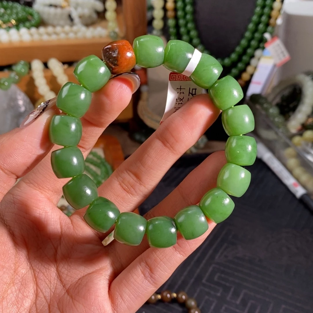 和田玉未镶嵌手链