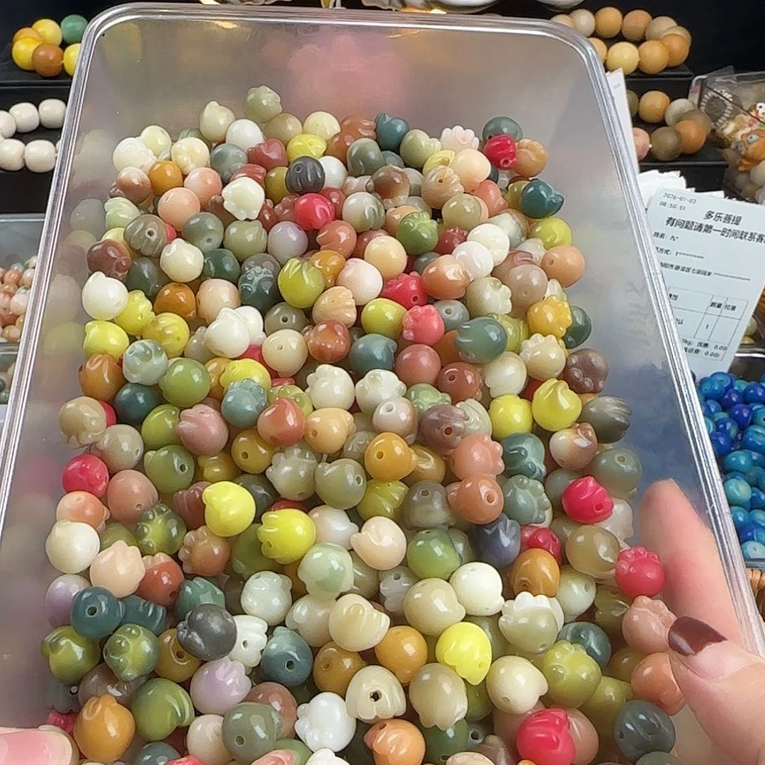 善***己菩提根/象牙果手串微瑕卡11/12猫爪500+30备珠