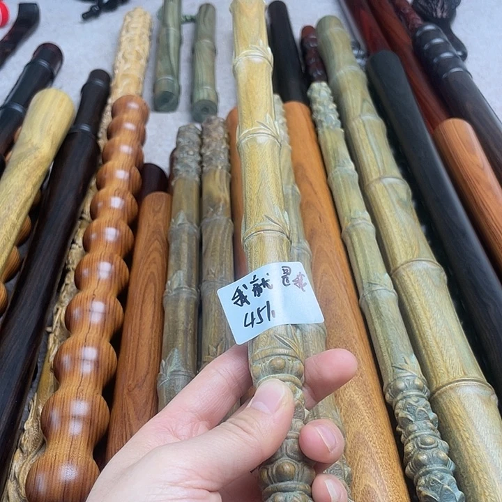阿根廷绿檀竹节莲花棍