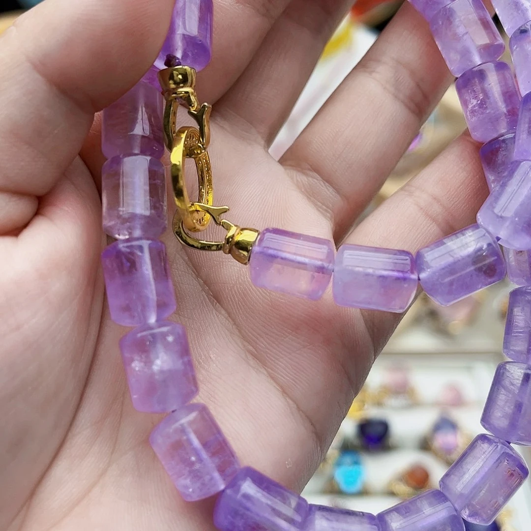 水晶颈饰未镶嵌天然