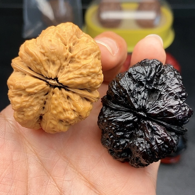 【闪购商品】把件文玩核桃42尺蝴蝶蟾