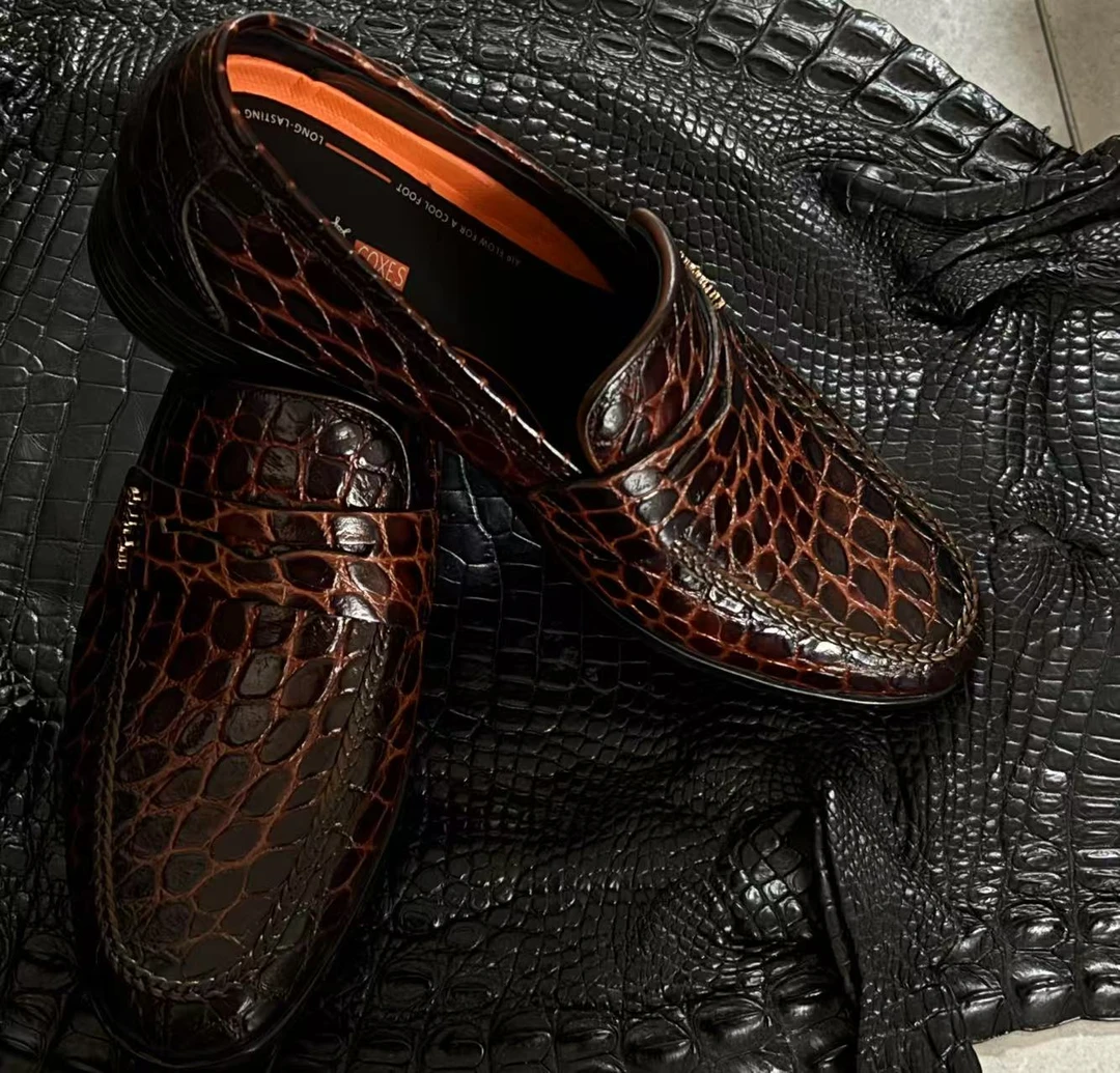 1820-28粽色，色时尚一脚蹬素面内增高豆豆鞋休闲皮鞋春秋