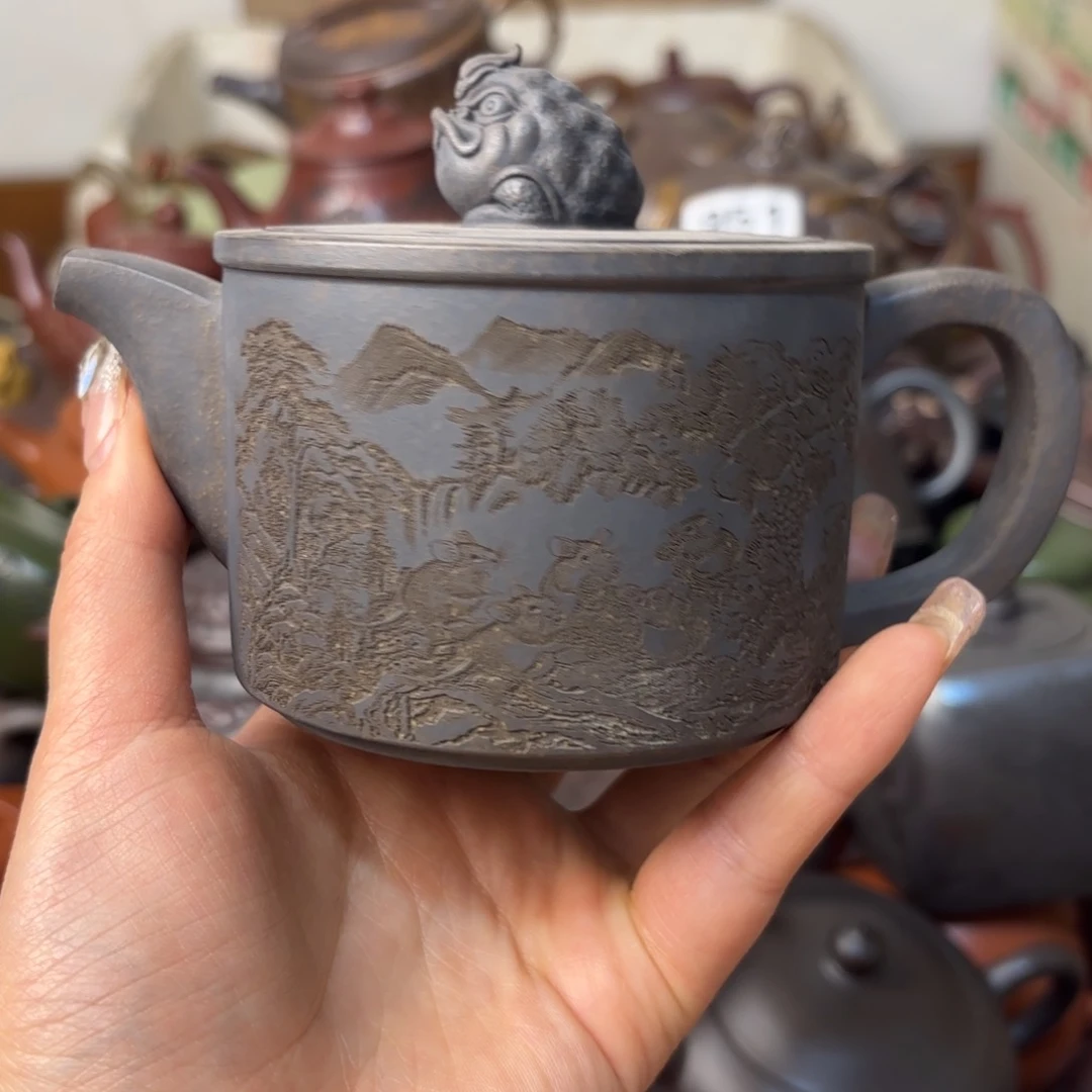 紫砂茶壶晃盖没有章