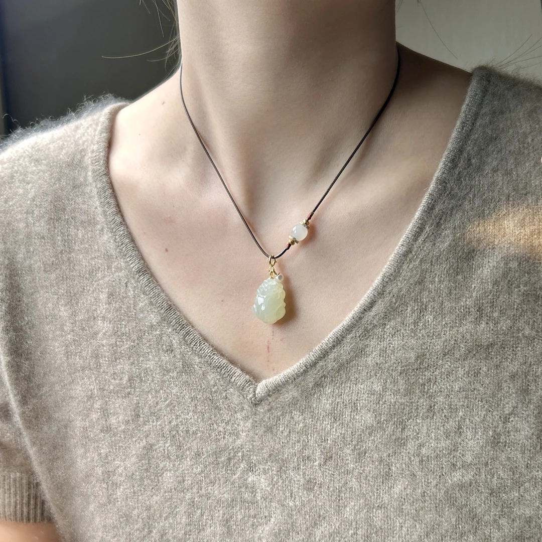 和田玉项链 J259757