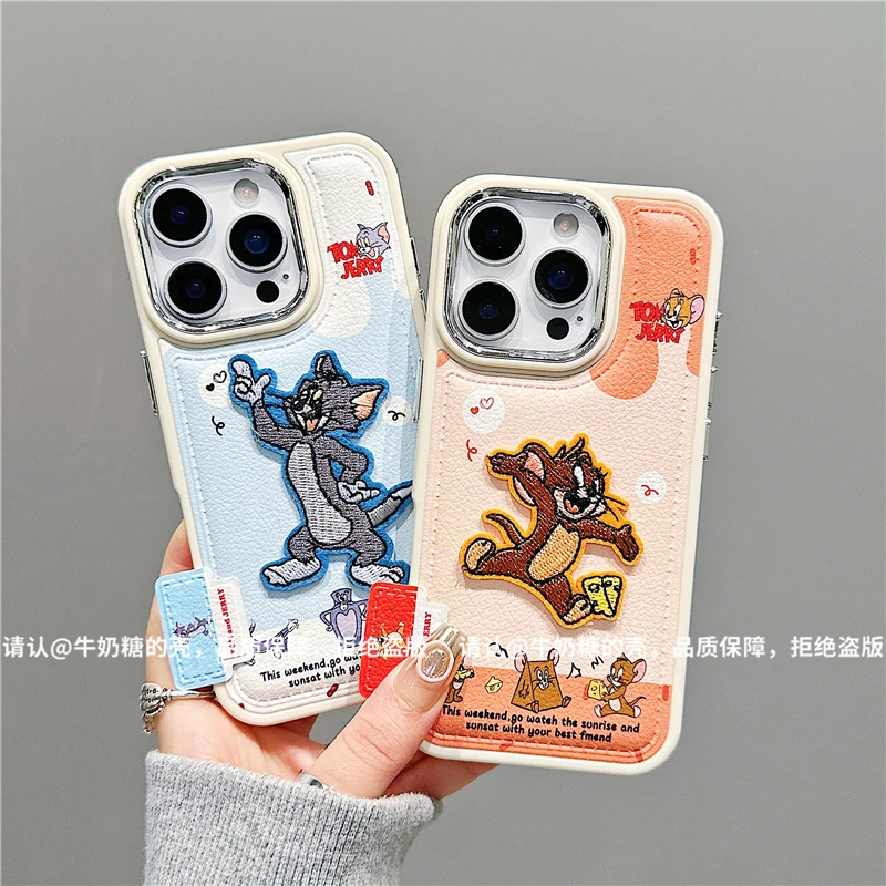 电镀镜框皮纹鼓包适用苹果17/iPhone手机壳新款16promax防摔15/14