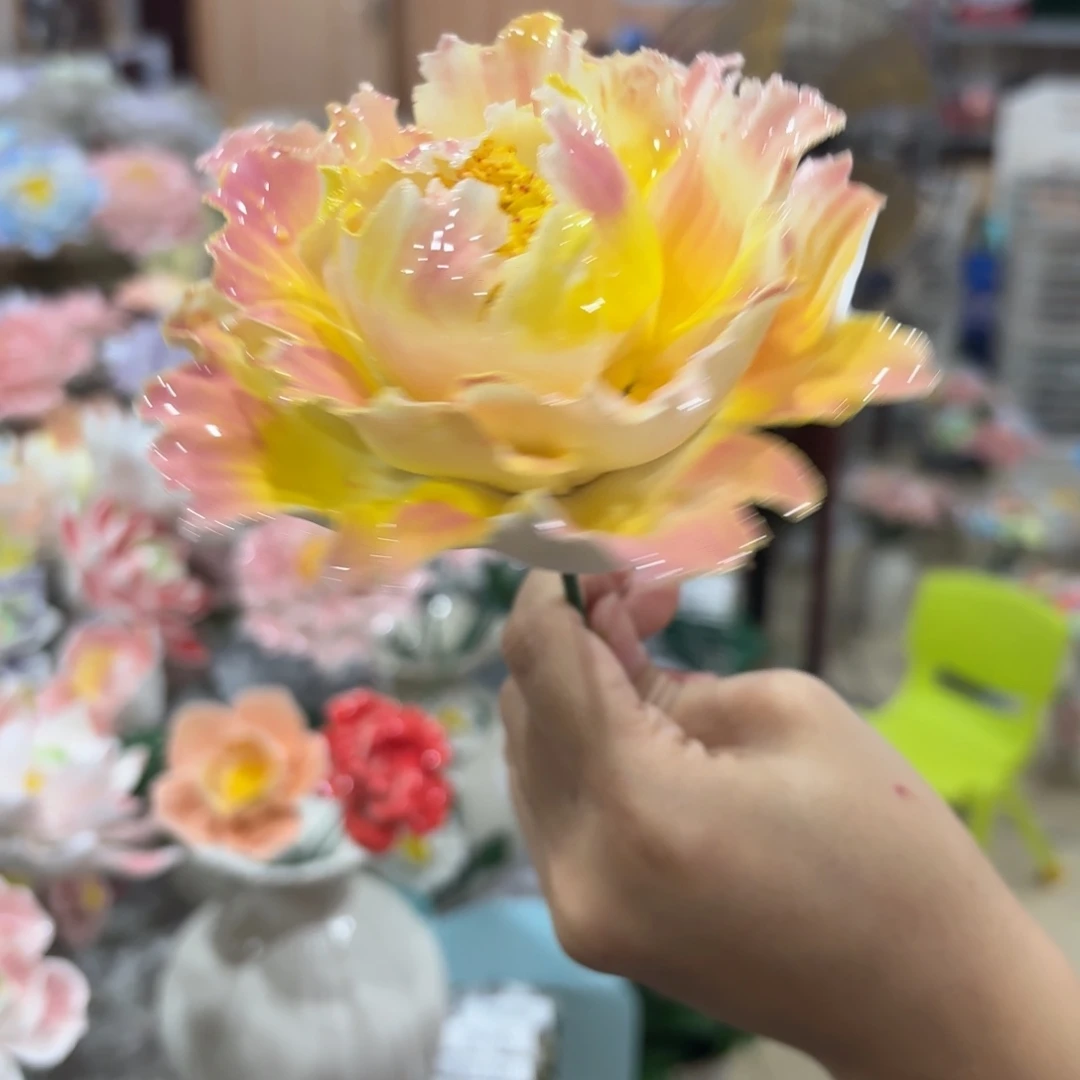 陶瓷花20包邮，退款拉黑2958瑕疵