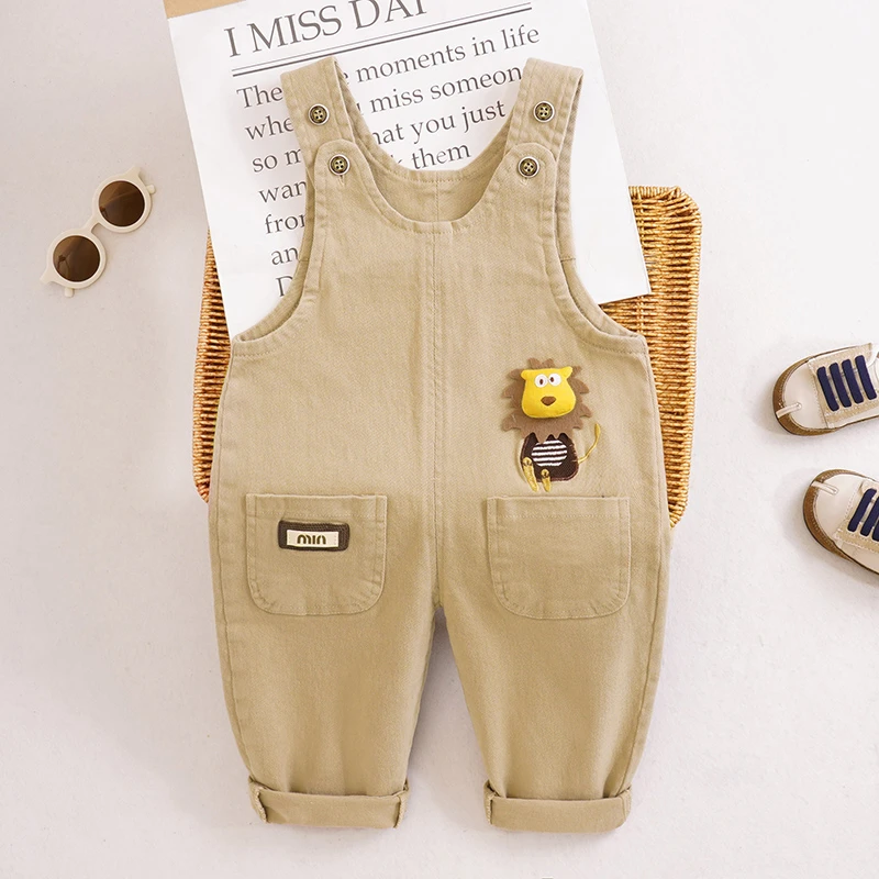 宝宝背带裤0-3男女小童婴幼儿秋季新款可爱洋气韩版休闲裤