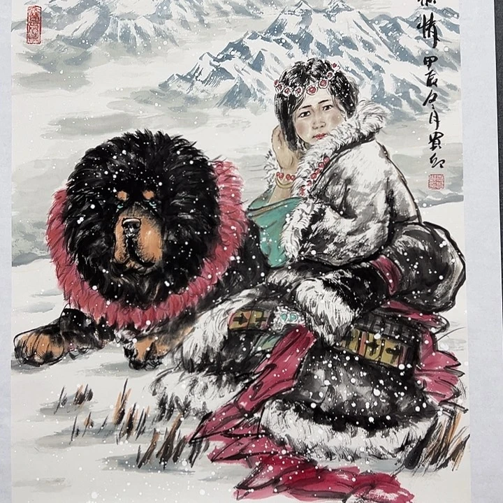 水彩书画作品多次