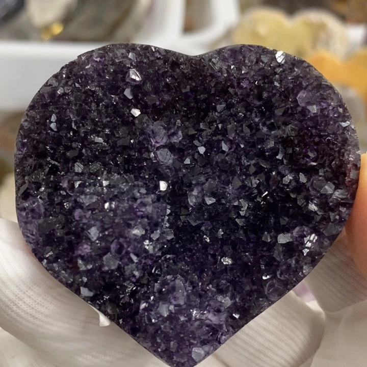 紫晶珠宝半成品未镶嵌