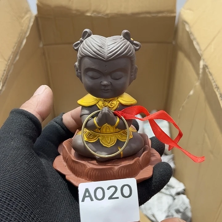 瓷片茶摆件工艺品摆件666