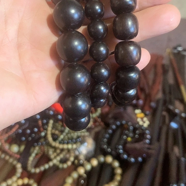 东非黑黄檀（紫光檀）用****5紫光檀手串