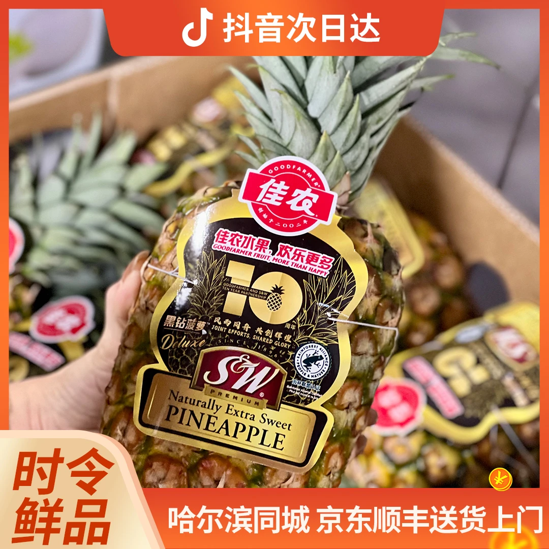 佳农黑钻凤梨 菲律宾进口