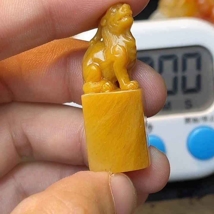 用***7寿山石定制寿山石田黄石不退不换