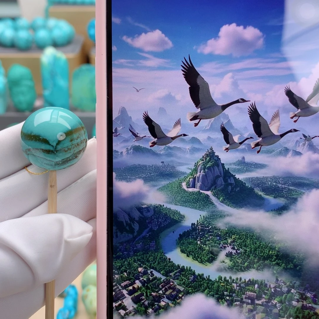 未镶嵌绿松石挂件