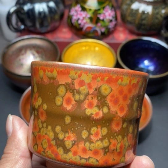 茶盏建盏主人杯茶壶盖碗品茗杯