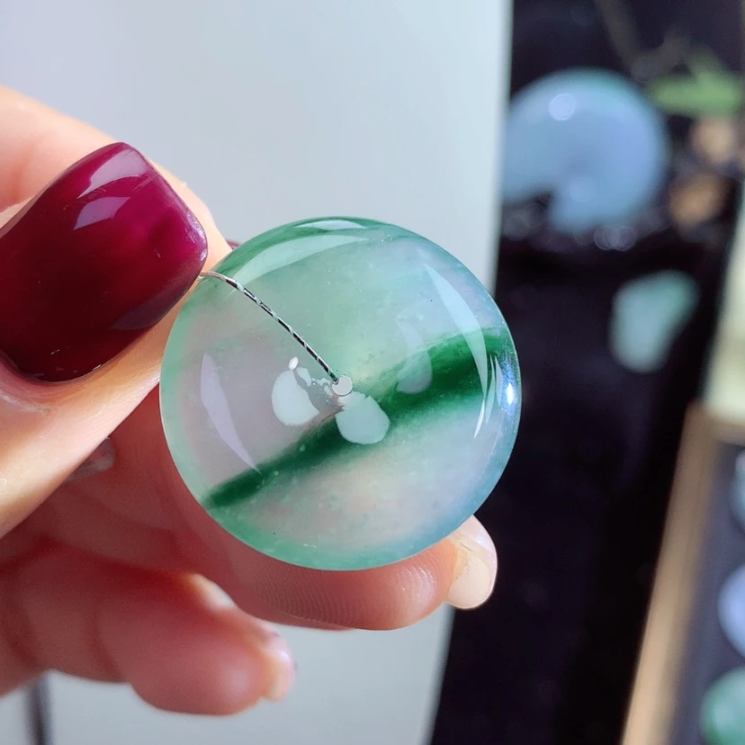 【闪购商品】颈饰未镶嵌翡翠尺寸24.5-5.6