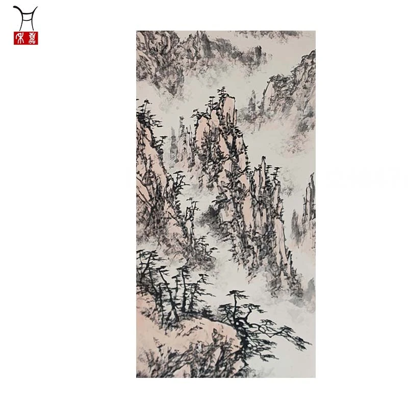 L1047山水立轴47x89/3.7平尺